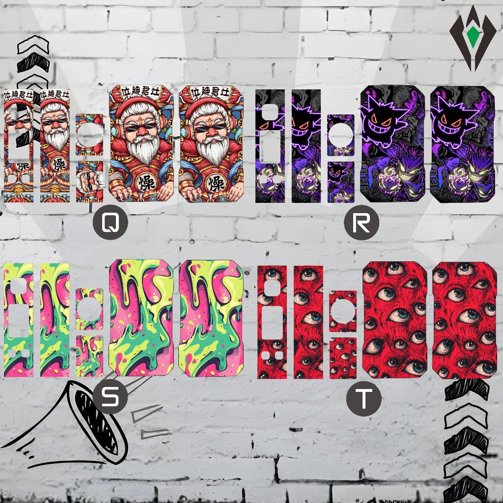 

Name Tag Stiker Permukaan dan bodi Karakter Panda ve 2