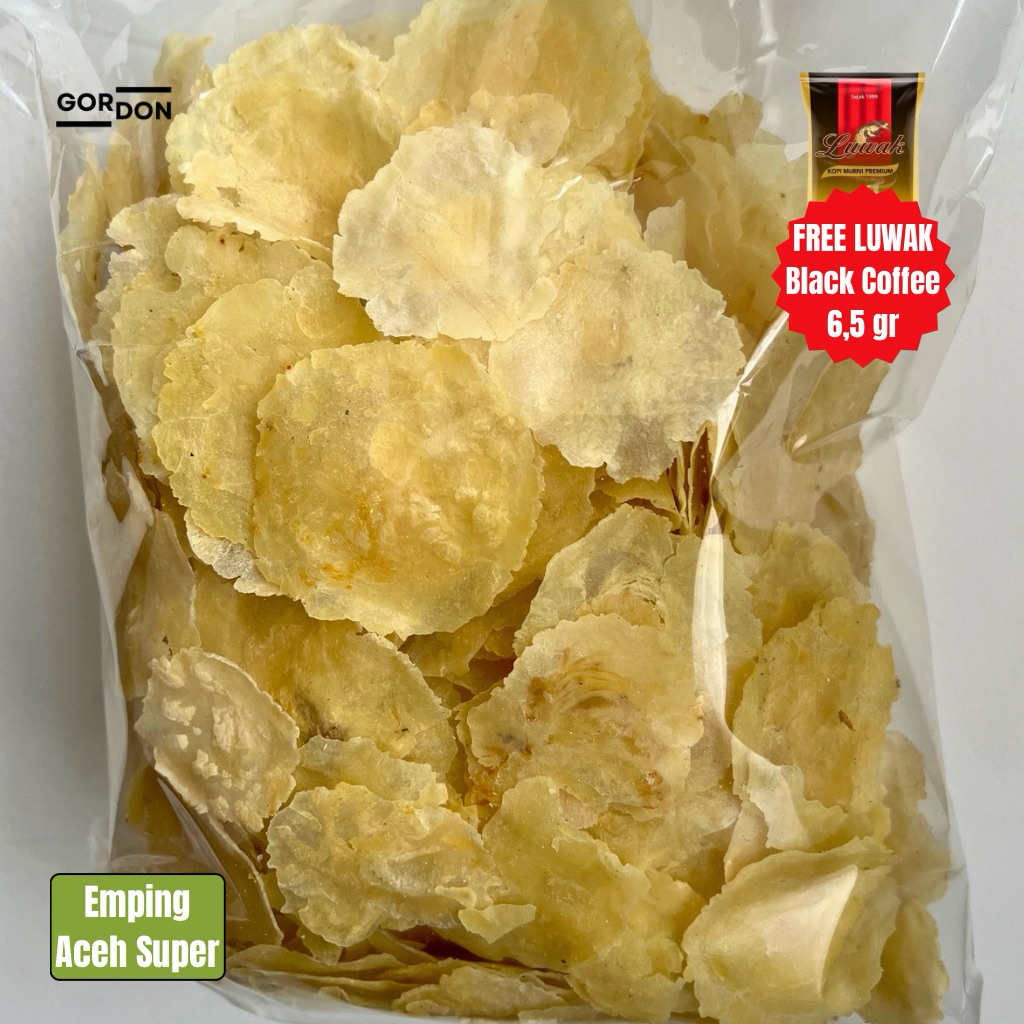 

Emping Melinjo Mentah 1/2 Kg Tanpa Campuran Ubi, Emping Aceh 100% Cap Super 500 Gram Emping Melinjo Asli Emping Belinjo
