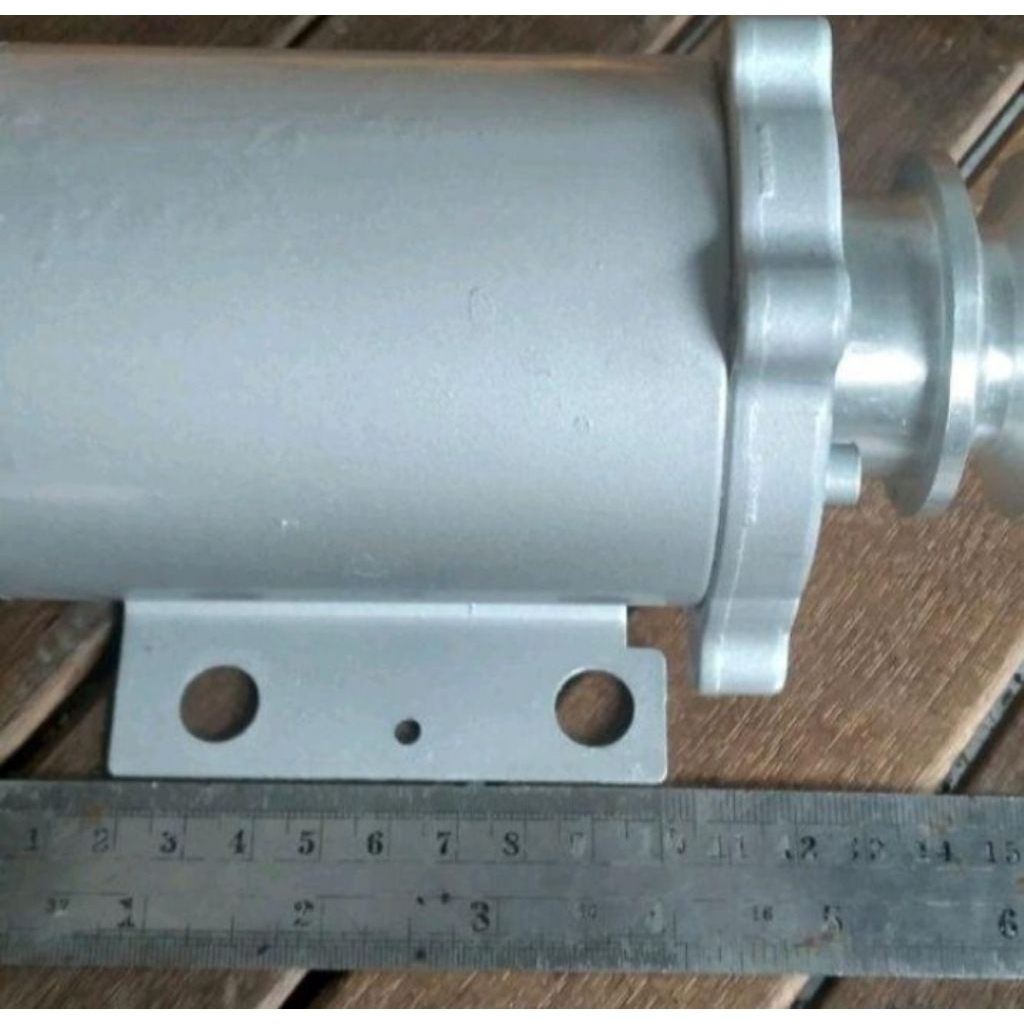 Generator Magnet Permanen 100 W dengan pulley, rectifier dan terminal