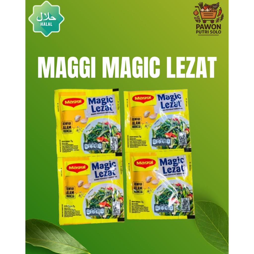 

MAGGI MAGIC LEZAT BUMBU PENYEDAP RENTENG ISI 12PCS @7G / Magic Penyedap Rasa Renteng
