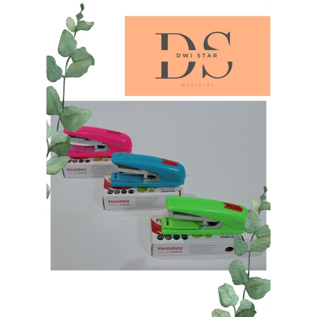 

Stapler Flat Clinch/Stapler No 10/Stapler Tombol/Stapler kertas Phoenix original