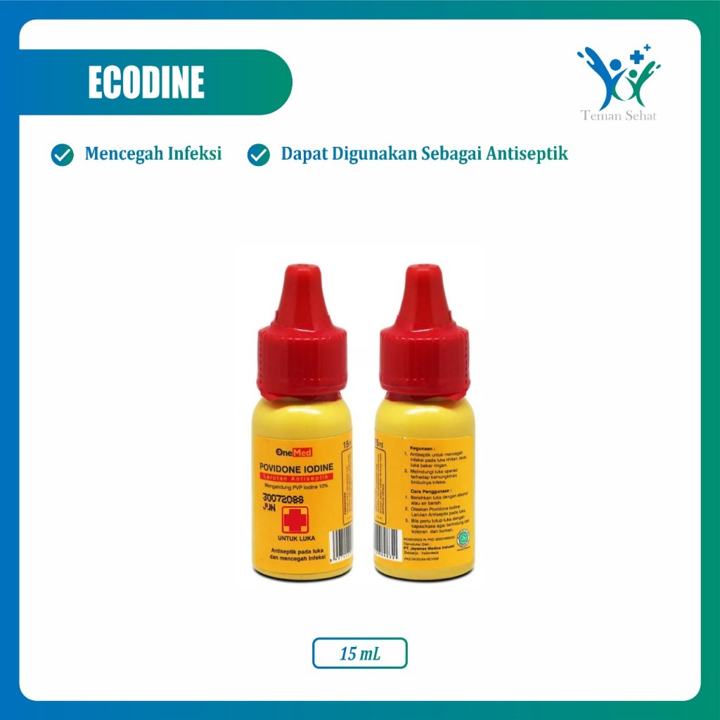 Povidone Iodine Onemed 15ml Povidone Iodine 15ml Onemed Povidon Iodin 15ml