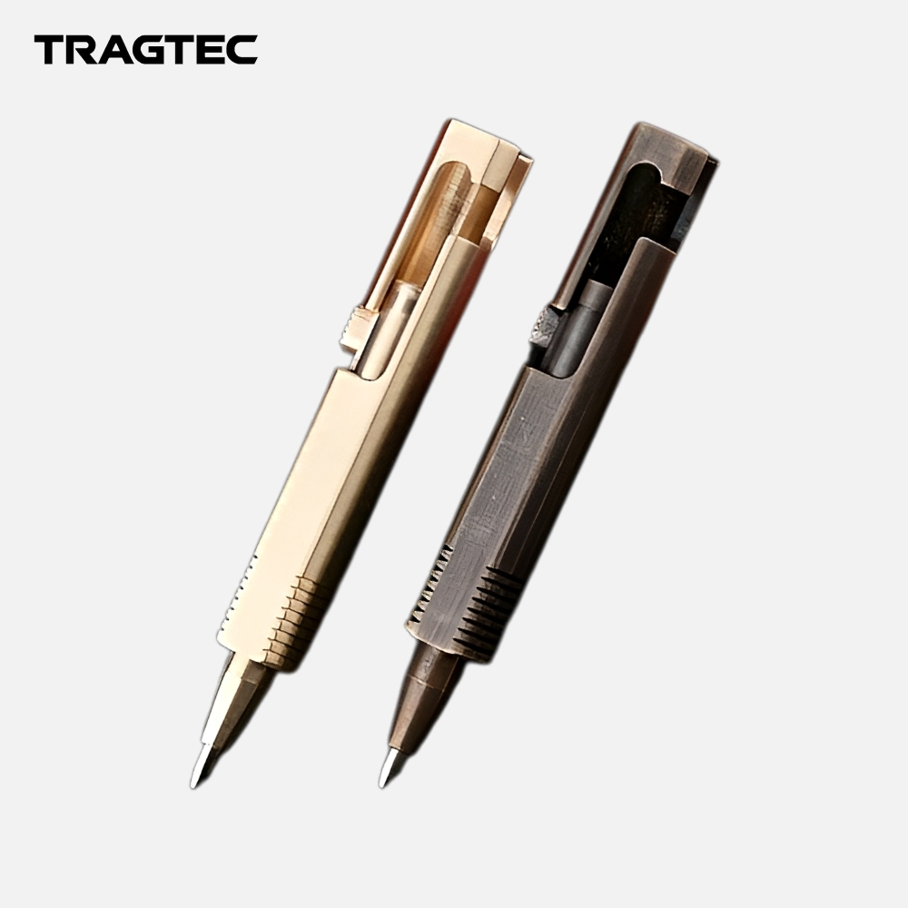 

TRAGTEC Mini Brass Bolt Action Ballpoint Pen Pocket EDC Alat Tulis Pulpen