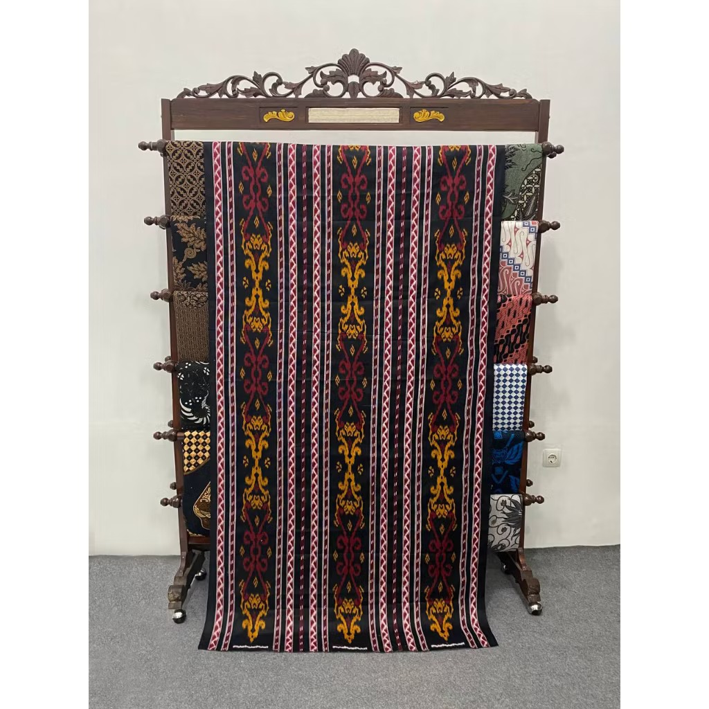 Kain Batik Meteran Katun Merah Maroon Premium Jarik Panjang Pekalongan Motif Modern Kekinian Elegan