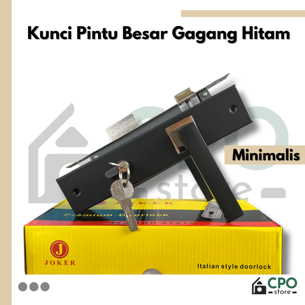 Kunci Pintu / Handle Pintu BESAR Minimalis dan Bulat