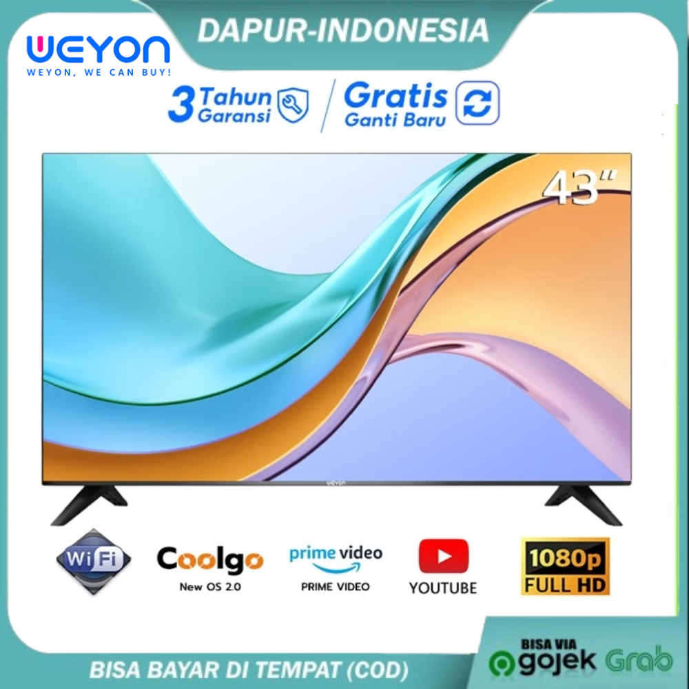 Weyon Animex Smart Tv 43 Inch Full Hd Dvbt2 Digital Led Tv