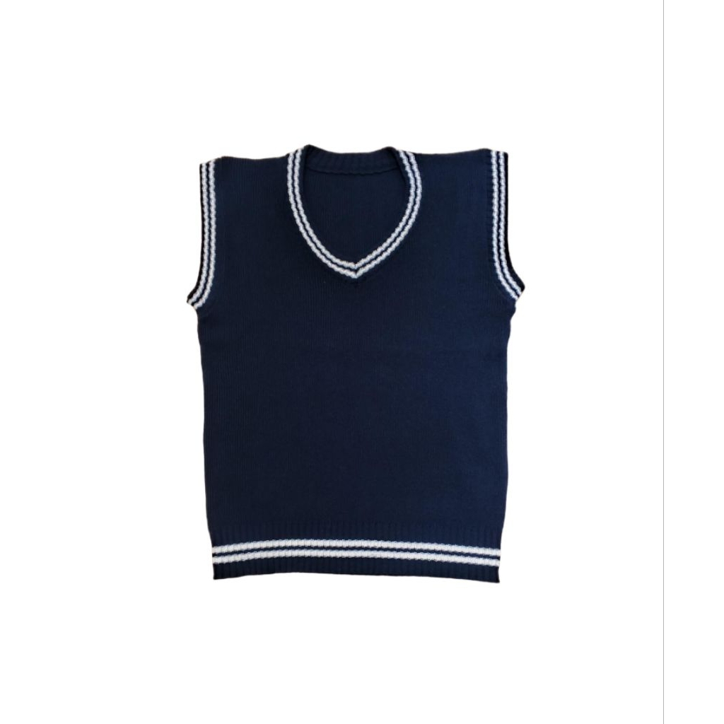 Rompi Vest Rajut Korea Style Pria Wanita Second