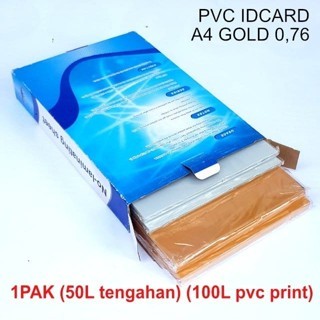 

PVC INSTAN / Kertas PVC Instan Printing Inkjet Ukuran A4 A3 Bahan Idcard Instan Putih Silver Ukuran A4 0.76 & 0.96