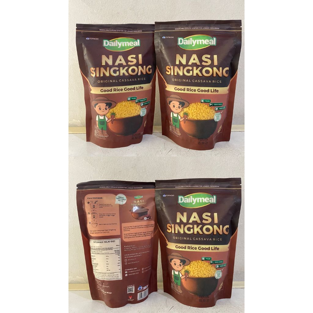 

Dailymeal nasi singkong 500 gram | nasi singkong siap masak | nasi singkong dailymeal