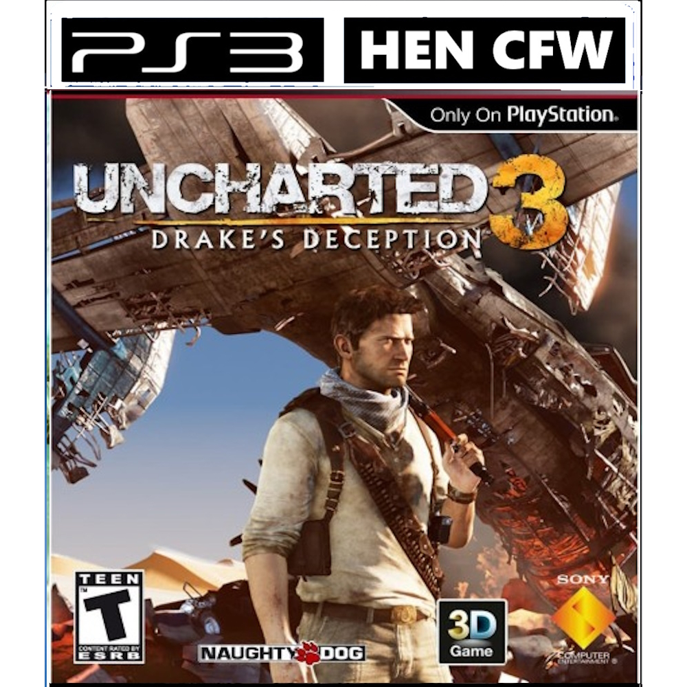 BD dvd game ps3 Uncharted series ps3