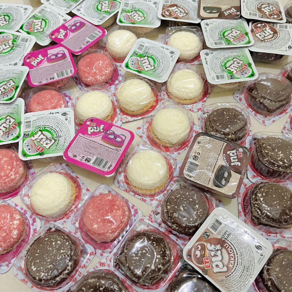 

Eti Puf Turki Biskuit Marshmallow | Marshmallow Biscuit Turkey | Jajanan Snack Turki | Oleh-Oleh Turki