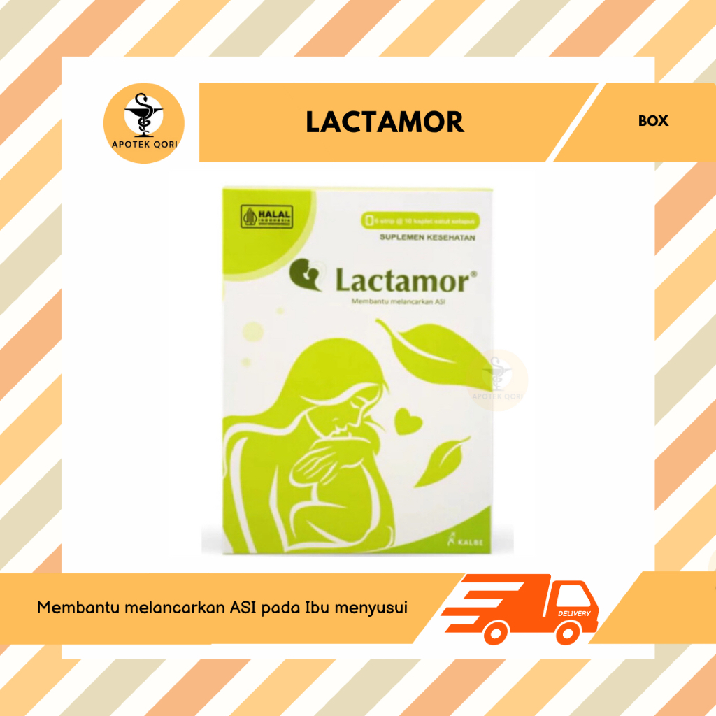 LACTAMOR BOX 60 TABLET / ASI BOOSTER / PELANCAR ASI IBU MENYUSUI