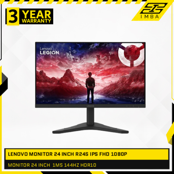 LENOVO MONITOR 24 INCH R24S IPS FHD 1080P 1MS 144HZ HDR10