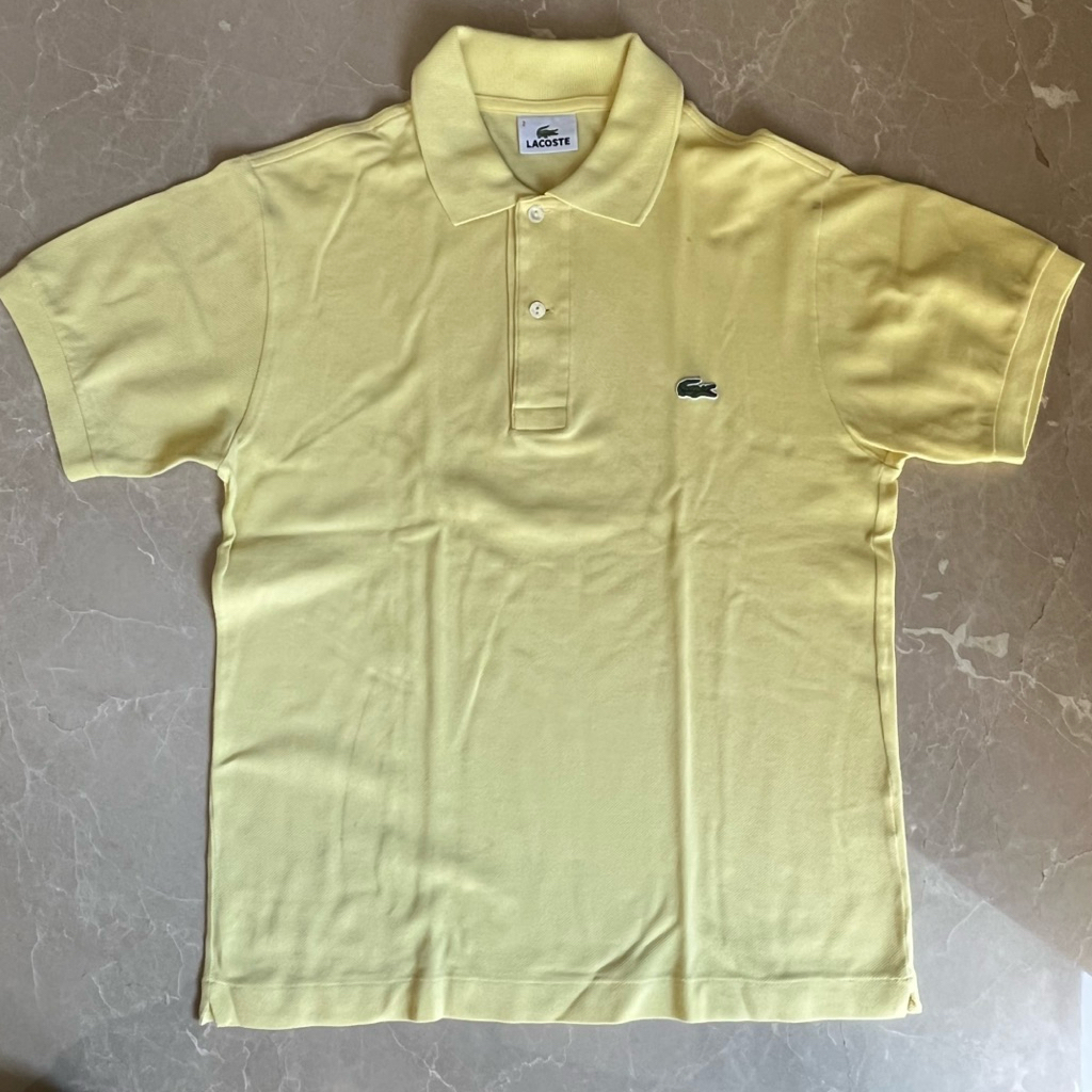 PRELOVED Lacoste Polo Shirt Original | Polo Shirt kuning | Kaos Polo kuning