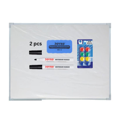 

Papan Tulis Whiteboard Gantung Magnet Single Face Sensa 90 X 120 Cm