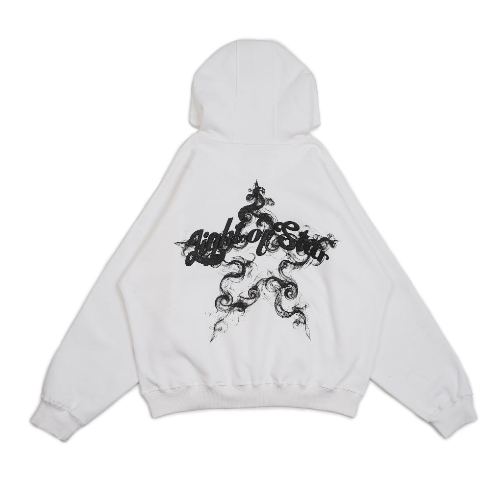 Imagineco Sweater Pullover Hoodie Unisex  Boxy Fleece 330 GSM "Light Of Star"