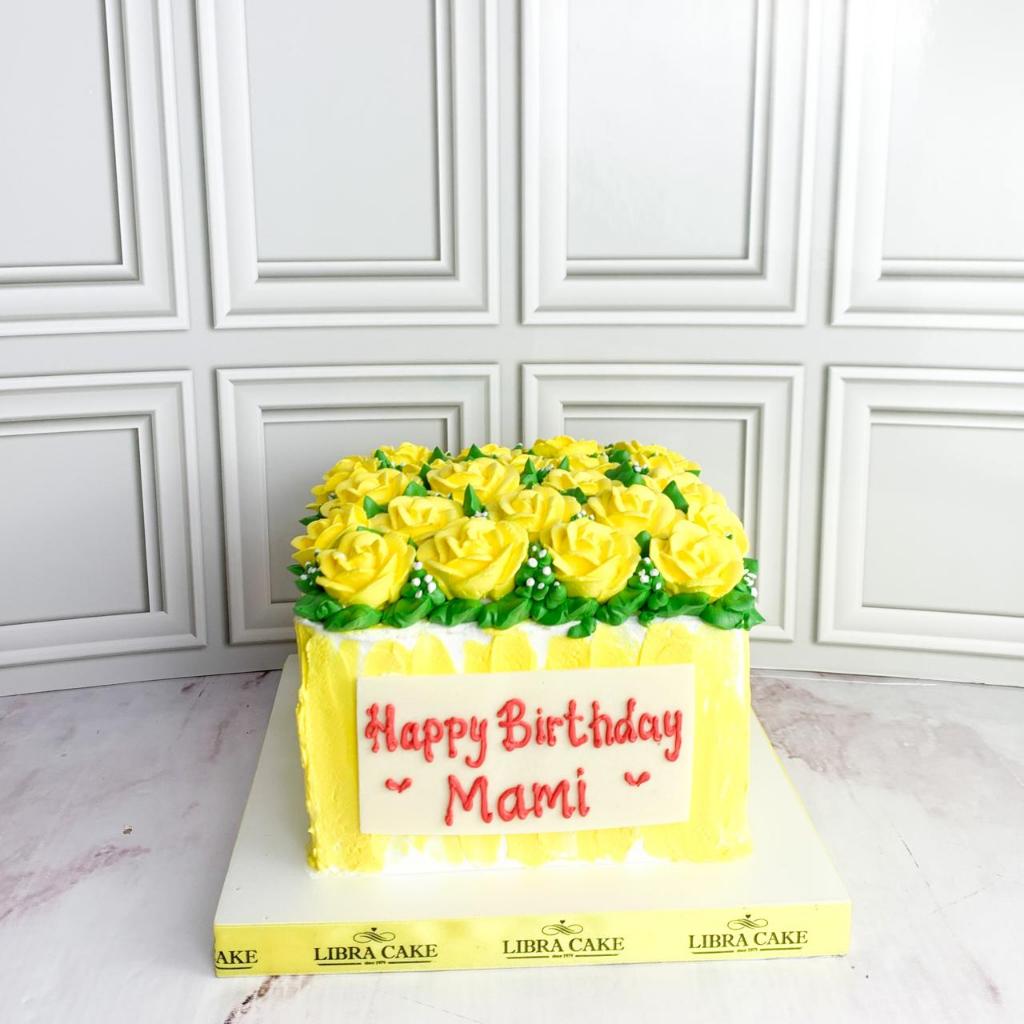 

Kue Ulang tahun/Birthday Cake/Kue Ultah Tema Flower/Kue Birthday Jakarta/Flower Yellow
