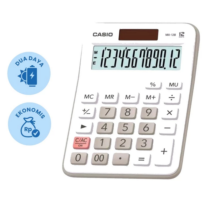 

CALCULATOR / KALKULATOR TOKO DAGANG BISNIS KERJA / CALCULATOR 12 DIGIT / CALCULATOR CASIO MX12B