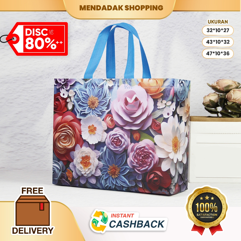 

(ETALASE 1-AN) Souvenir - Tas Spunbond - Totebag Wanita - Tas Belanja - Tas Jinjing - Totebag - Tas Jinjing Wanita - Tas Hampers - Tas Souvenir - Tas Lipat - Goodie Bag - Tas Ulang Tahun - Kantong Belanja - Tas Hampers - Tas Kado - Souvenir Pernikahan