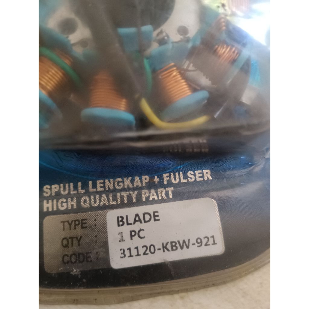 spul assy honda BLADE kode part31120-KBW-921