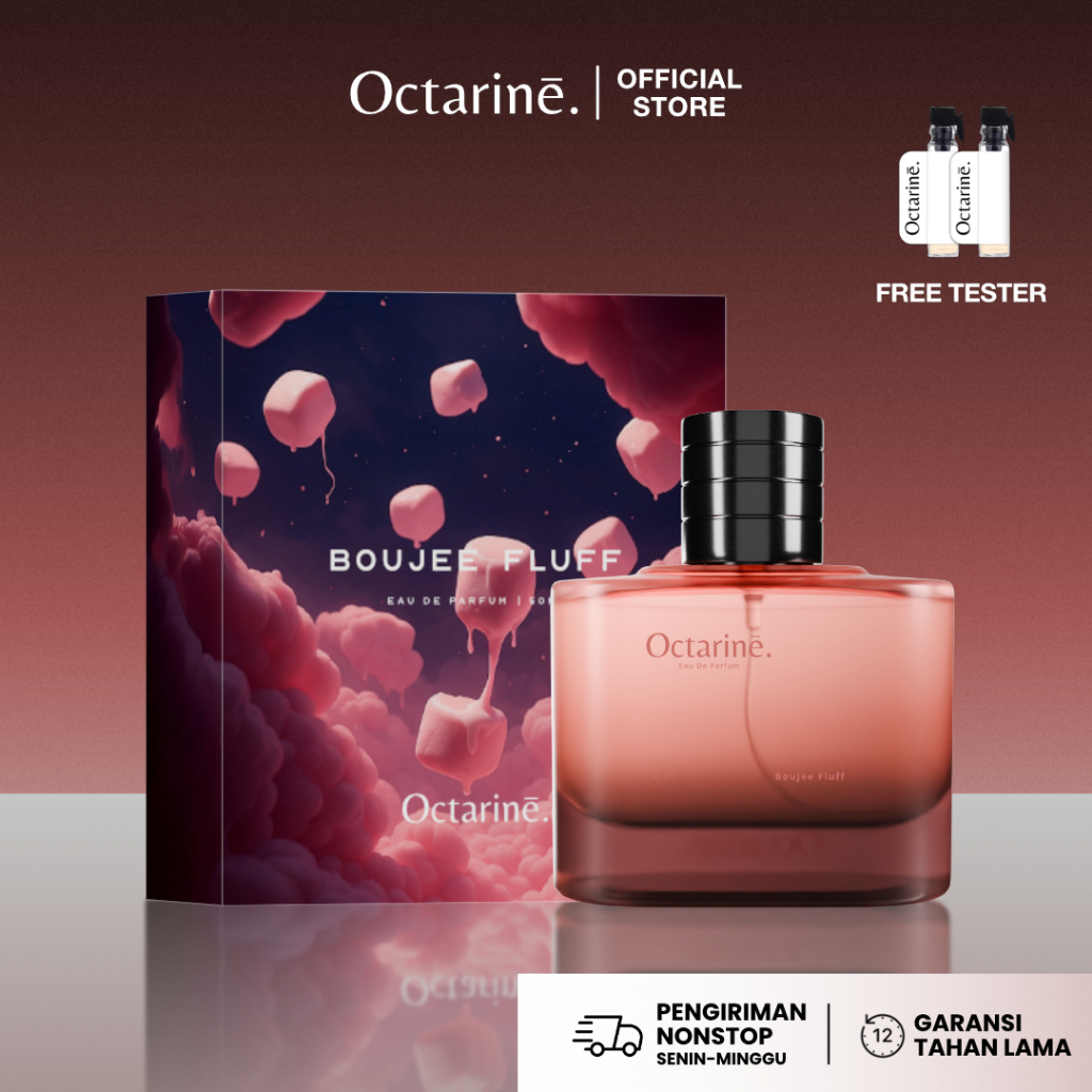 Octarine - Boujee Fluff Aroma Marshmallow Strawberry Vanilla | Parfum Perfume Minyak Wangi Wanita Pr