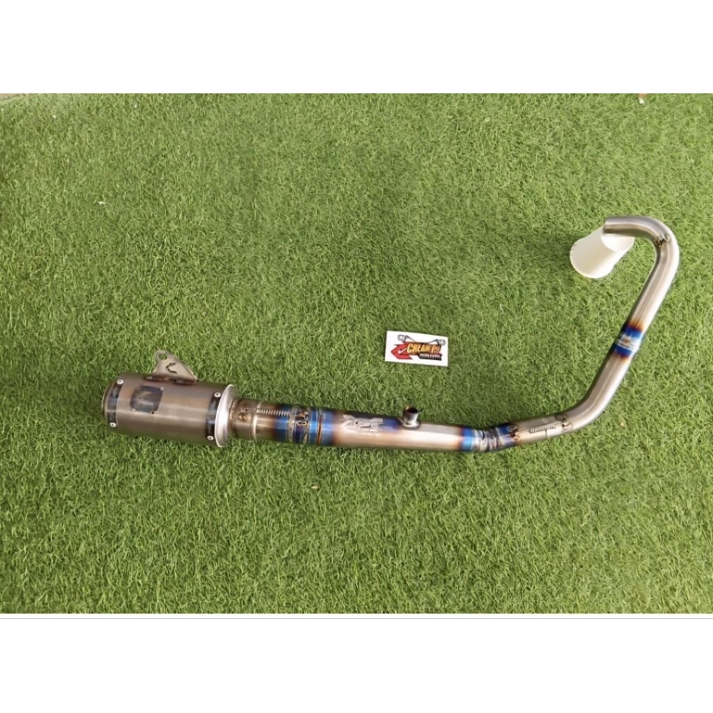 knalpot Creampie Original Jogja Titanium Mx King MP Road Race