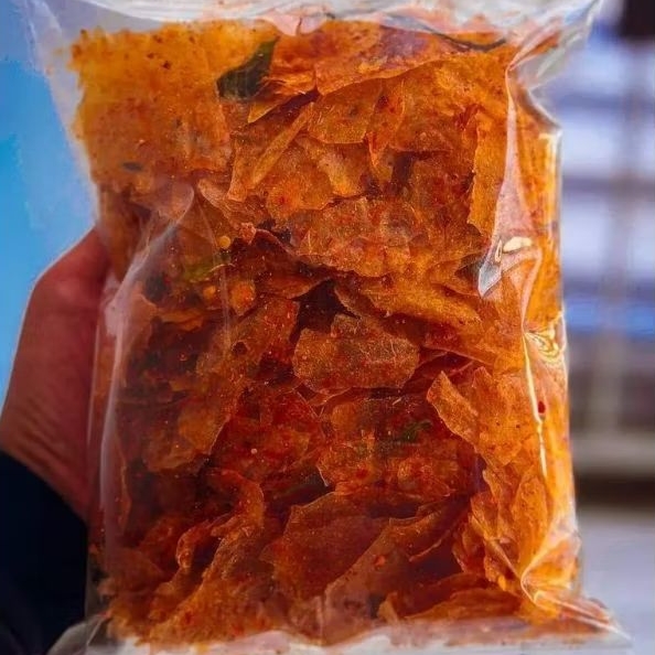 

KERIPIK KACA PEDAS JERUK 500gr / KERIPIK KACA SNACK VIRAL BANDUNG