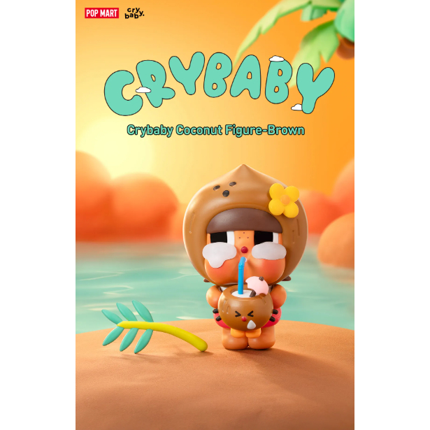 POP MART Crybaby Coconut Figure-Brown