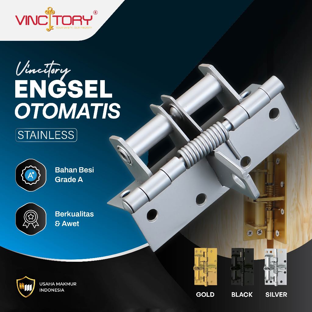 Engsel pintu otomatis hidrolik pintu-Closer Metal 90 Derajat otomatis Penutup Pintu Lemari Kabinet