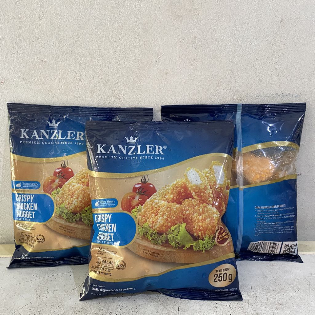 

Kanzler crispy chicken nugget 250 gram | kanzler nugget crispy | kanzler nugget | nugget kanzler