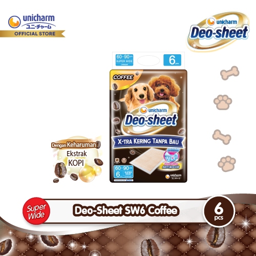 Unicharm Pet - Deo Sheet Super Wide SW6 Coffee - Underpad