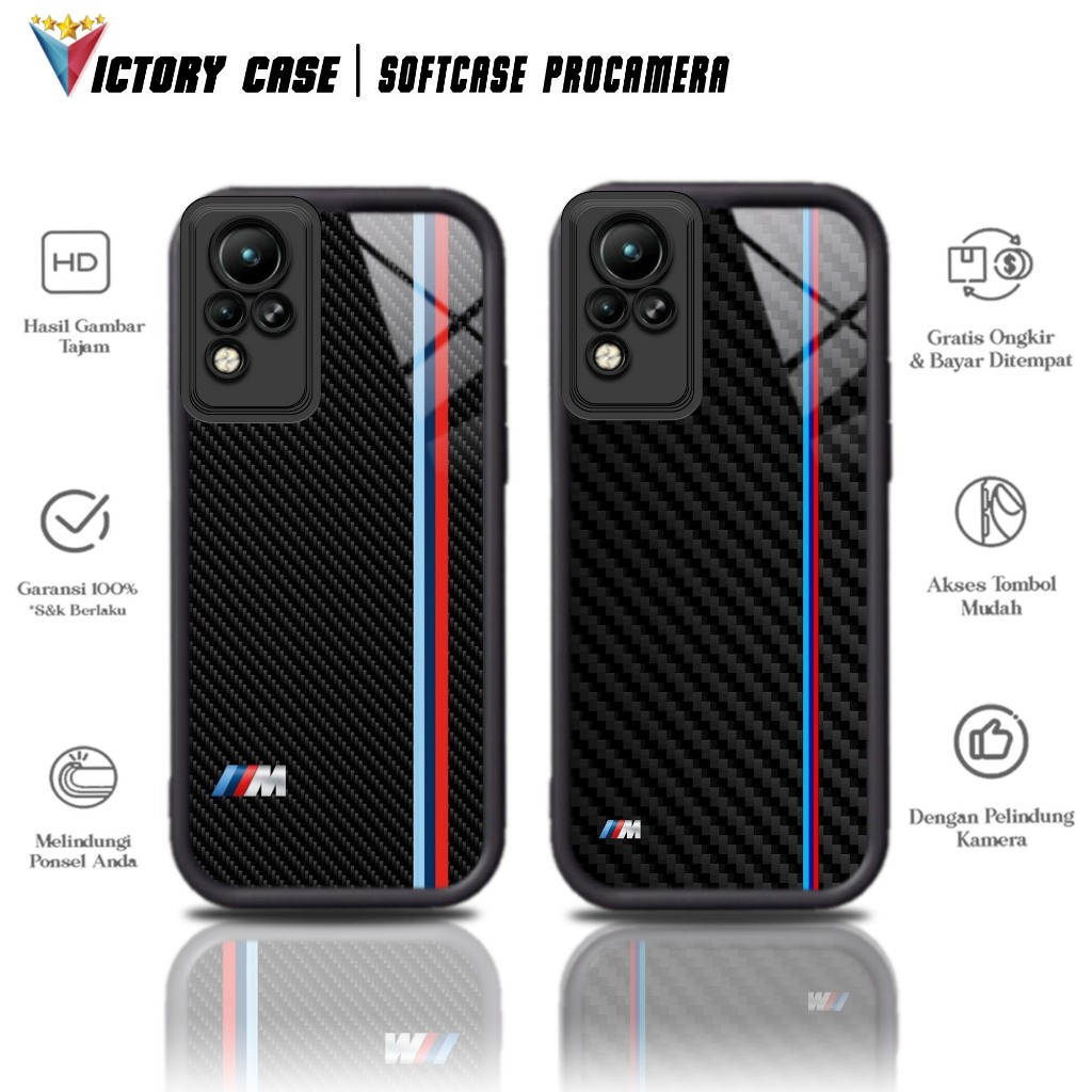Softcase Glass kaca untuk INFINIX NOTE 11 NOTE 11 NFC NOTE 12 KRBN Casing Handphone Case Procamera