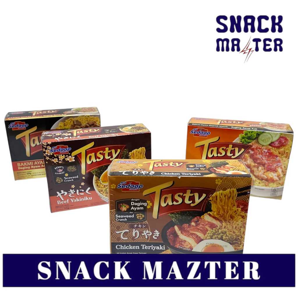 

Mie Sedaap Tasty KARTON - Netto 129 gr x 12 bks
