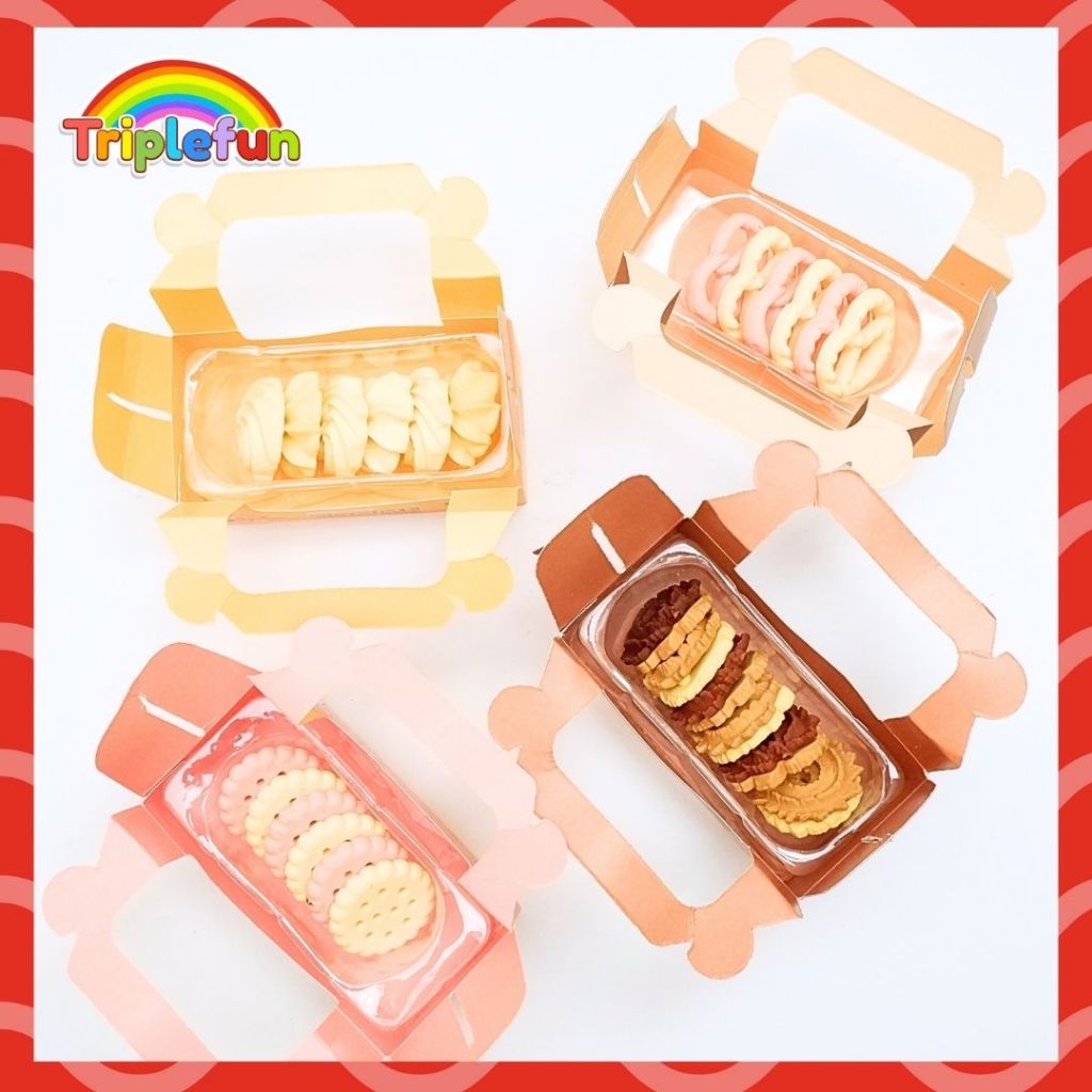 

Penghapus Xiao Gu Dong XGD-6062 Little Bear Kue Kering Eraser Penghapus Hapusan Karet Lucu Makanan