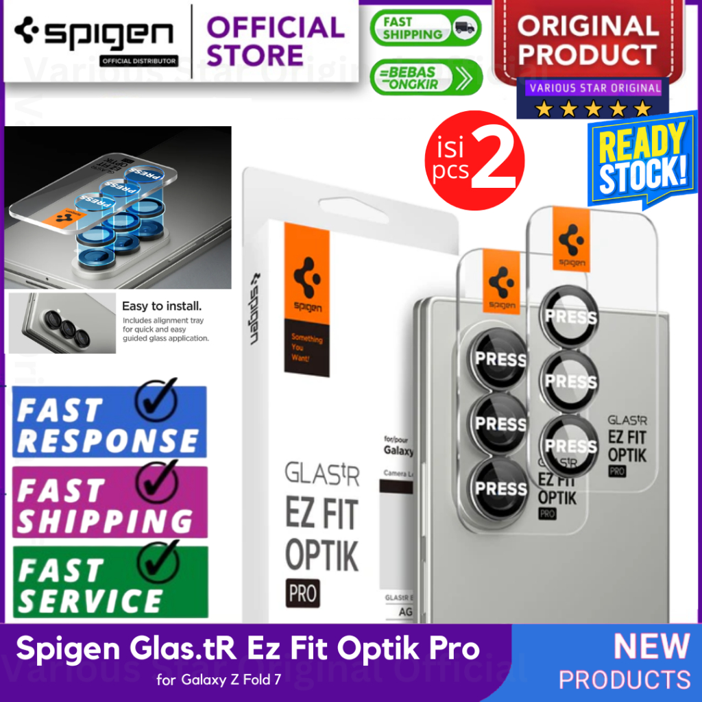ORIGINAL Camera Lens Protector Samsung Galaxy Z Fold 7 Fold7 5G 2025 Spigen GlastR EZ Fit Optik Pro 