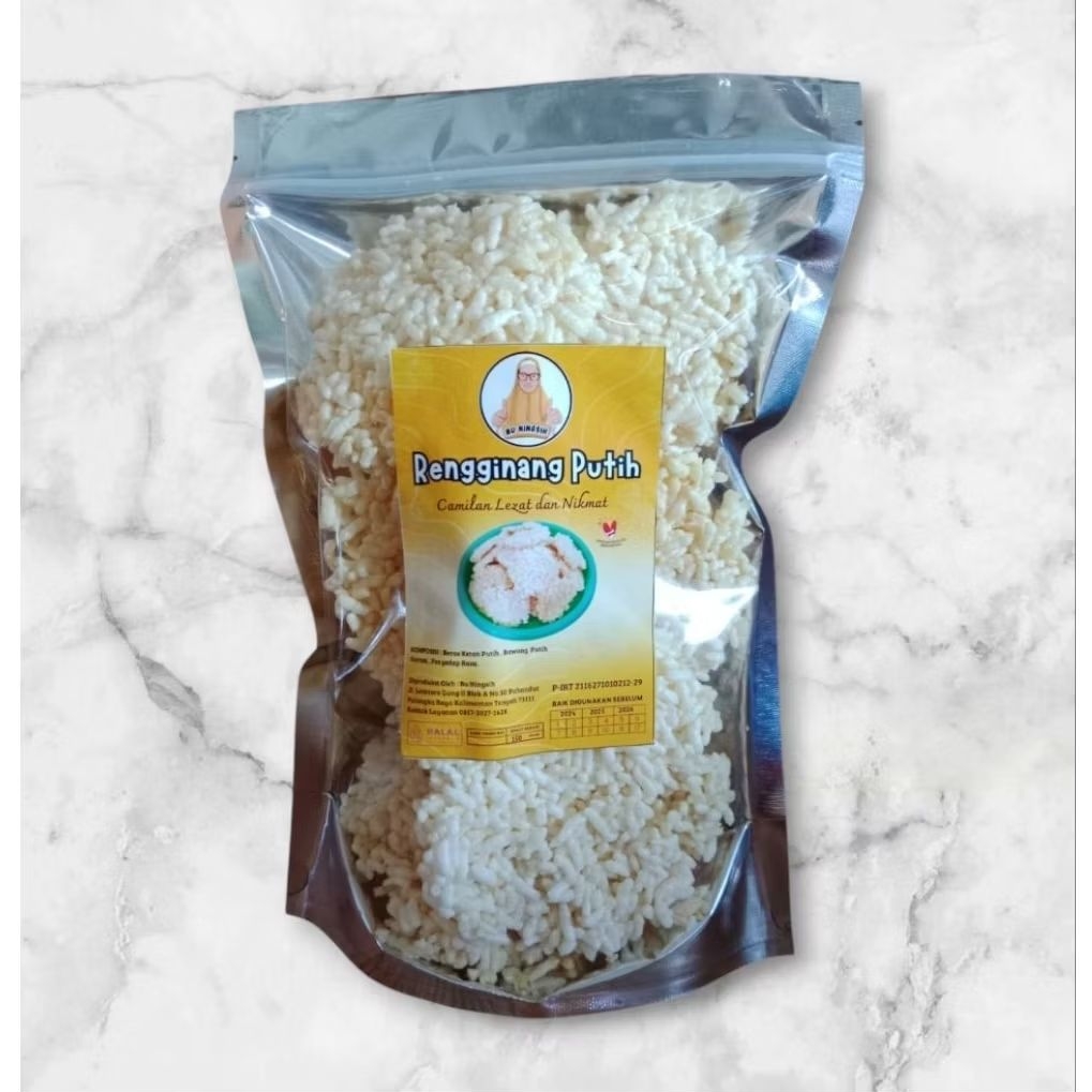 

Rengginang Putih - RKP01 Rengginang ketan 150 gr - Camilan gurih - camilan dari ketan - Rengginang Asli