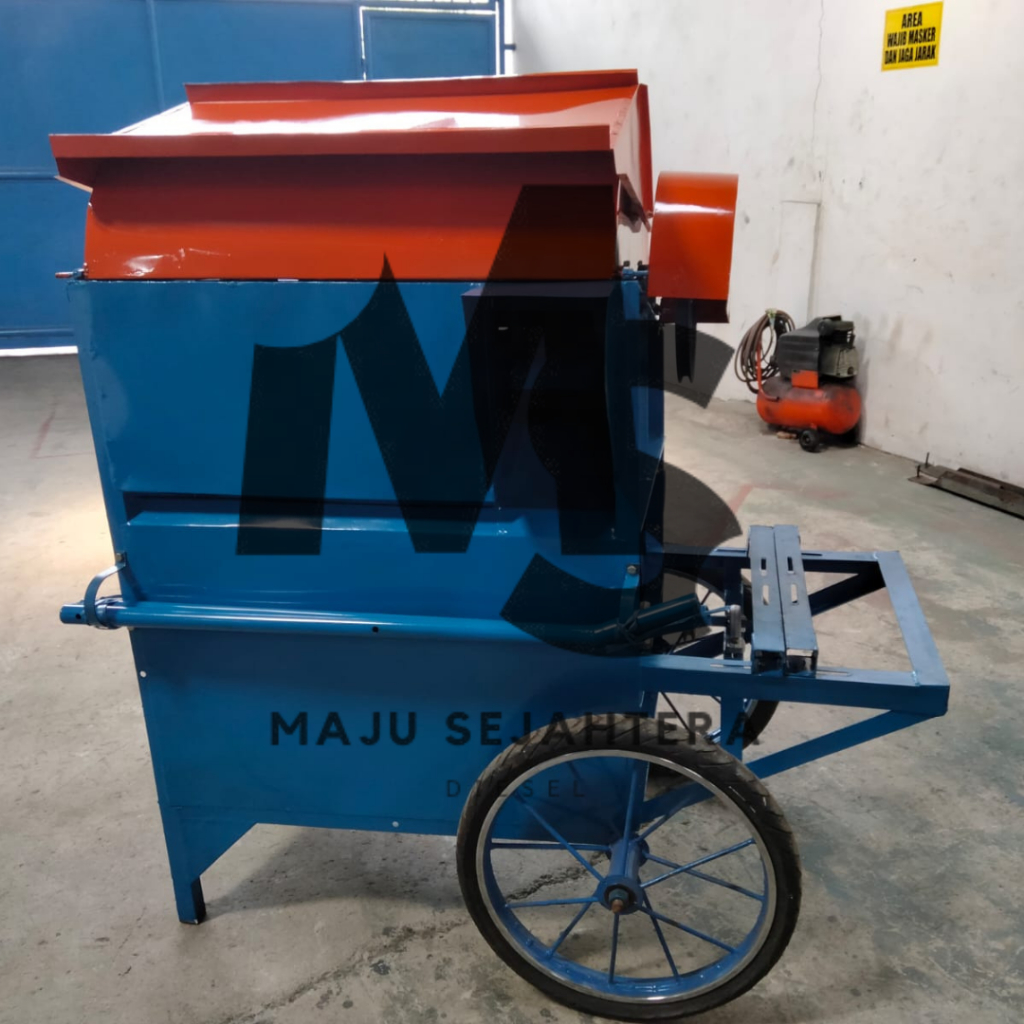 MESIN PERONTOK PADI LOKAL TANPA MESIN PENGGERAK