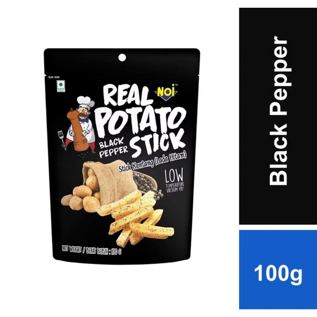 

NOI REAL POTATO STICK BLACK PEPPER 100G