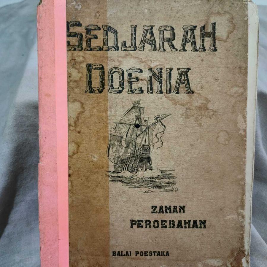 SEDJARAH DOENIA - BY HAJI AGUS SALIM ( HA SALIM) ORIGINAL HARD COVER SUPER LANGKA THN 1932
