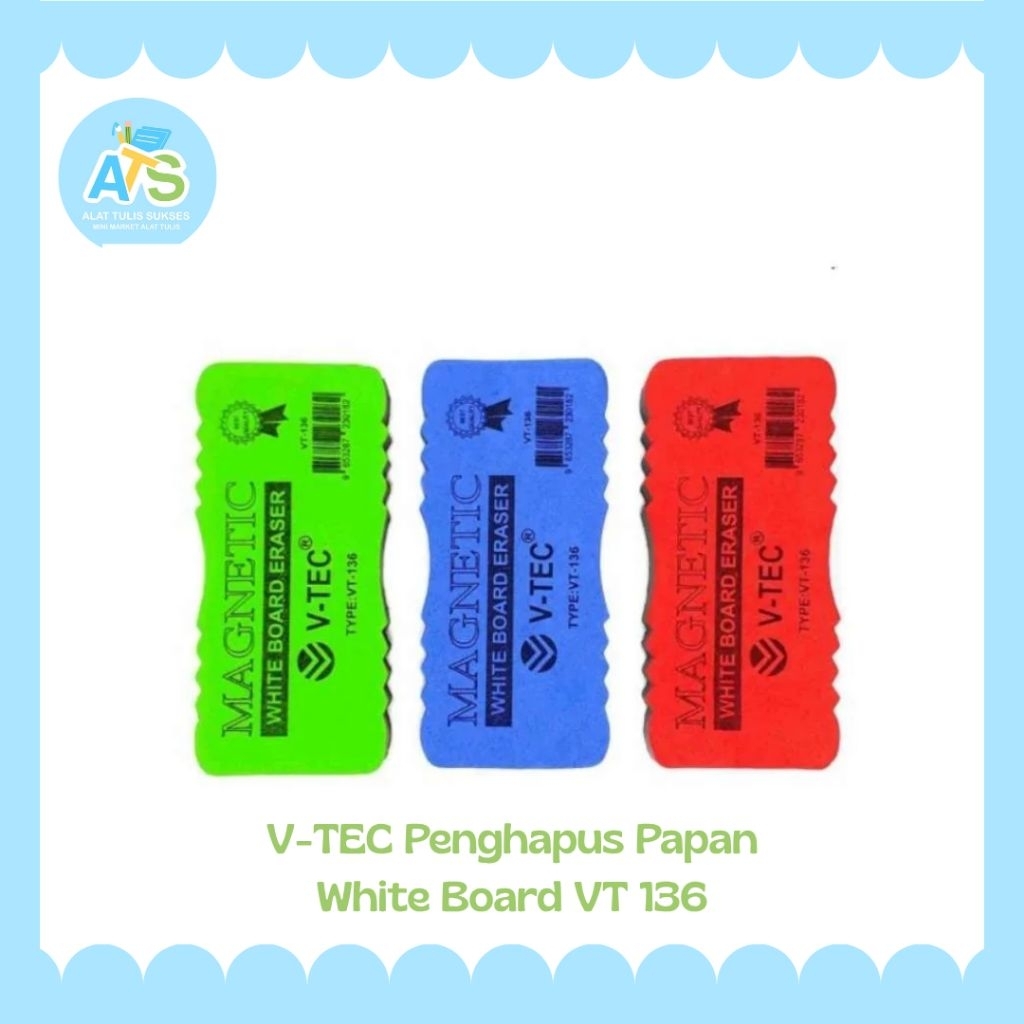 

v-tec penghapus papan white board vt 136