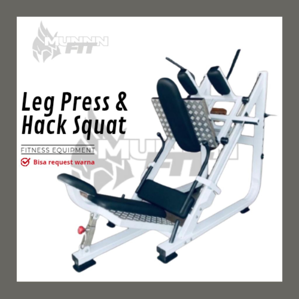 MunnnFit | Leg Press & Hack Squat alat fitness latikan kaki leg press komersil