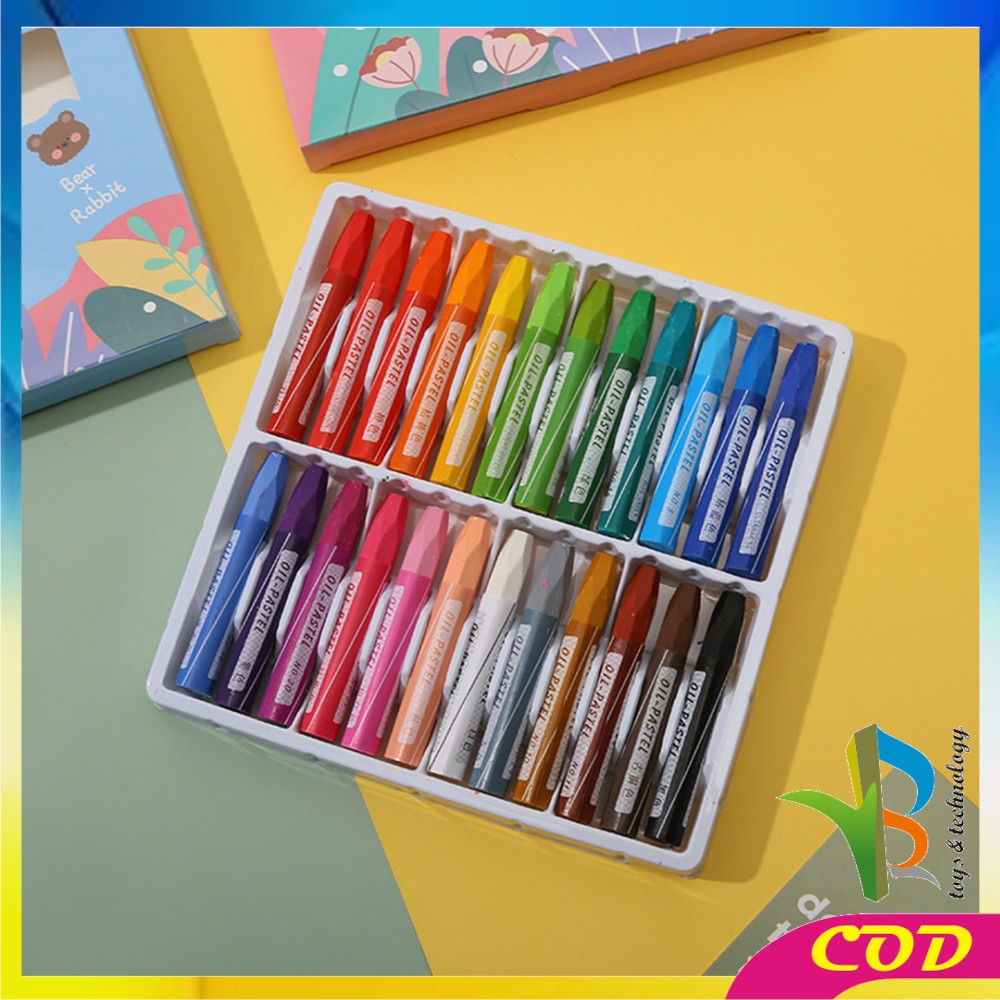

EC RB-A99 Crayon Oil Pastel Isi 24 Warna Motif Kartun Perlengkapan Mewarnai Anak / Set Krayon Pigmentasi Tinggi Aman Untuk Anak