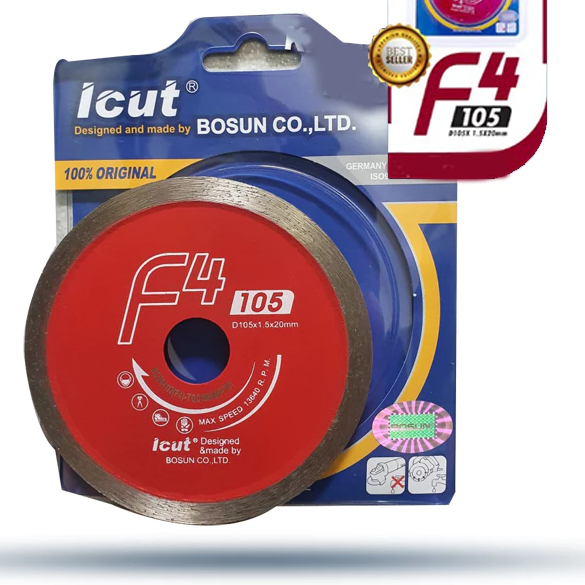 Bosun Mata Gerinda/Diamond Wheel ICUT BOSUN F4 MATA POTONG GRANIT BATU ALAM KERAMIK