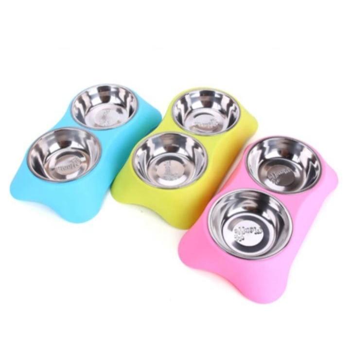 Tempat Makan Anjing Stainless - Pet Bowl Stainless - Tempat Makan