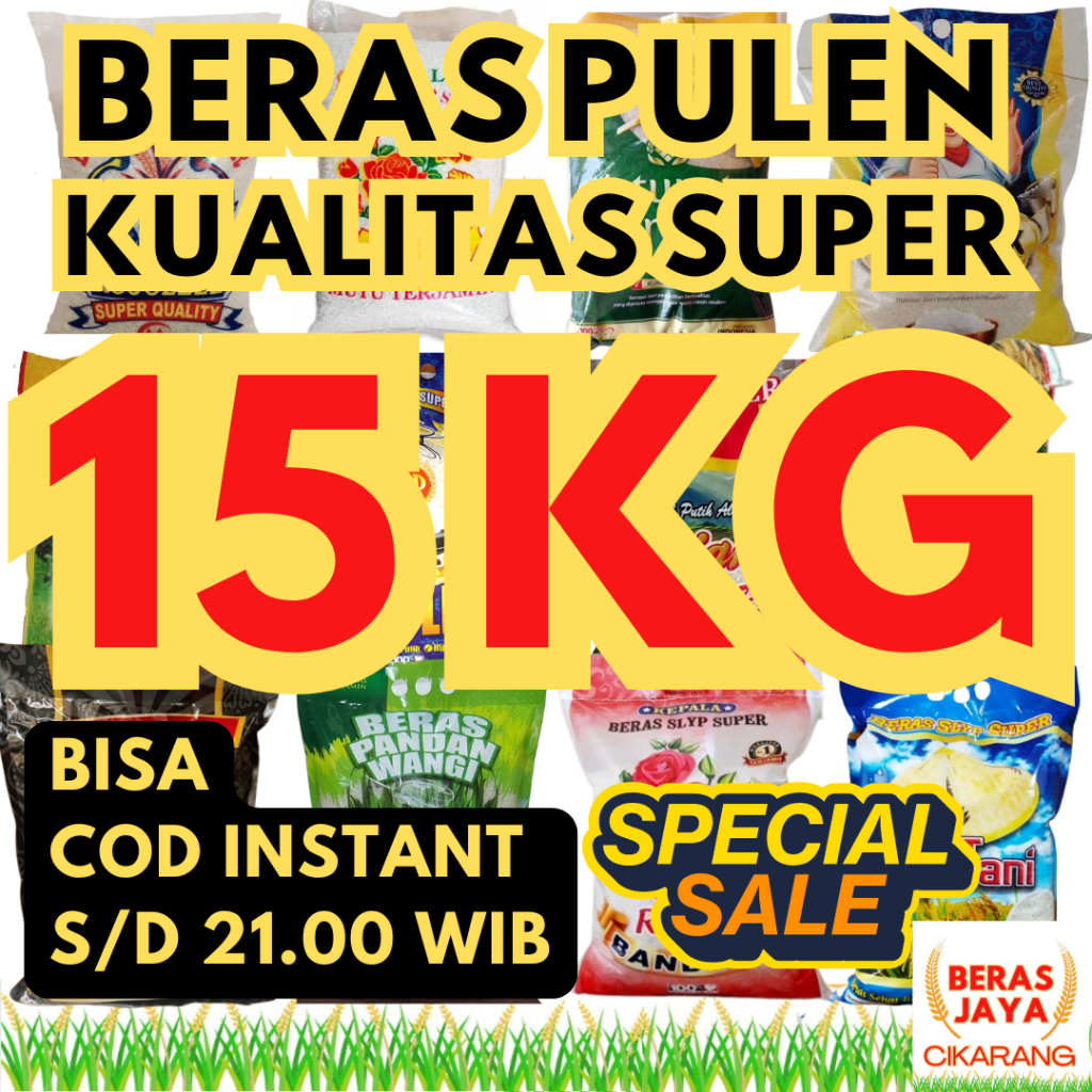 

Promo Beras Pulen Ramos Setra Kualitas Terjamin Bersih Bebas Kutu Super 15 kg Murah Gratis Ongkir