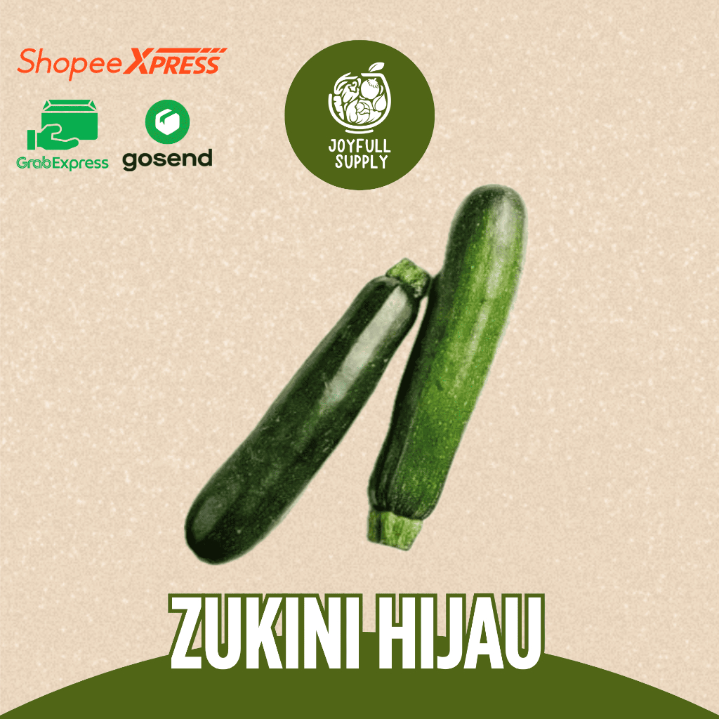 

INSTAN Zukini Hijau/ Zukini / Sayuran Segar / Joyfull Supply