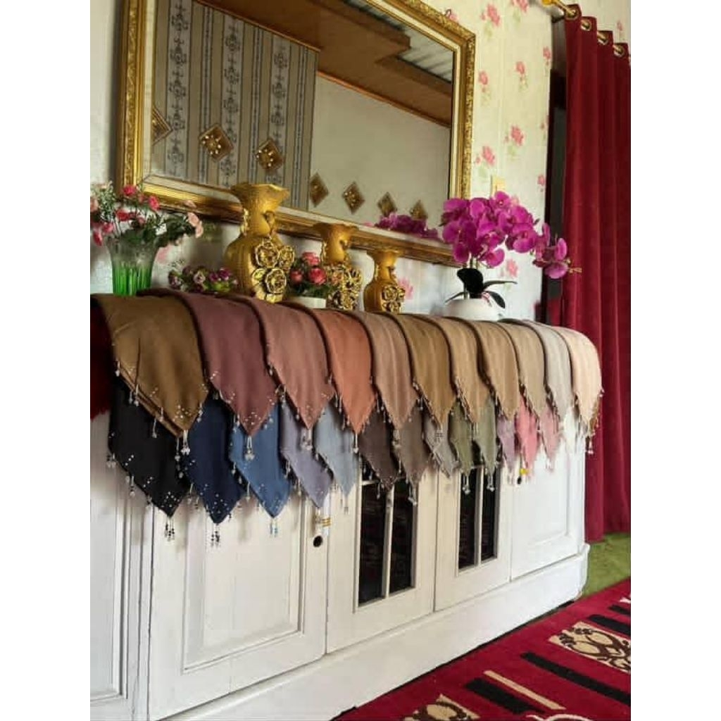 Jilbab Segiempat Paris Payet | Jilbab Costume | Jilbab Paris Swarovski | Jilbab Henna | Jilbab Segie