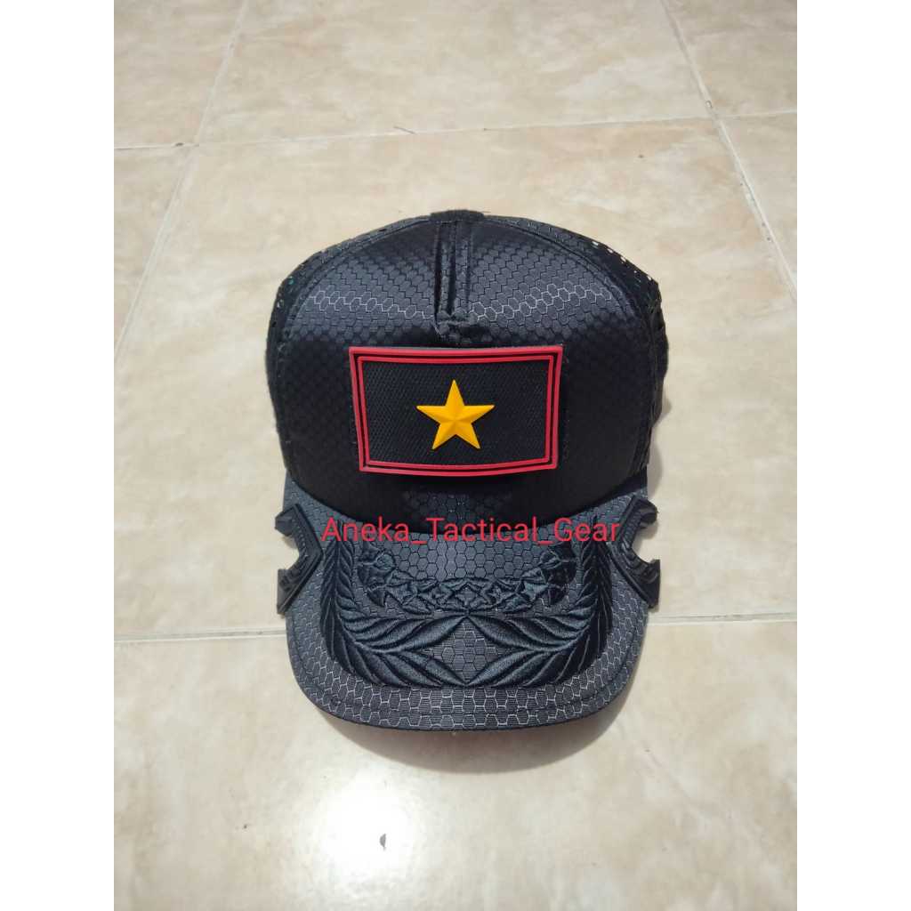 Topi Bordir Pati Polri/Topi Bordir Timbul/Topi laser
