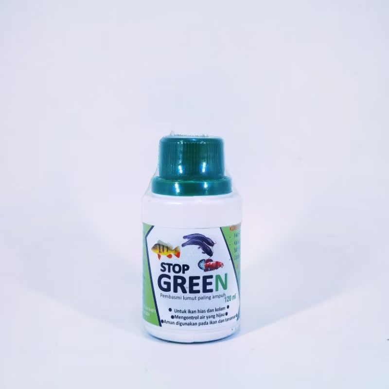 STOP GREEN - Obat Anti Lumut Kolam Ikan