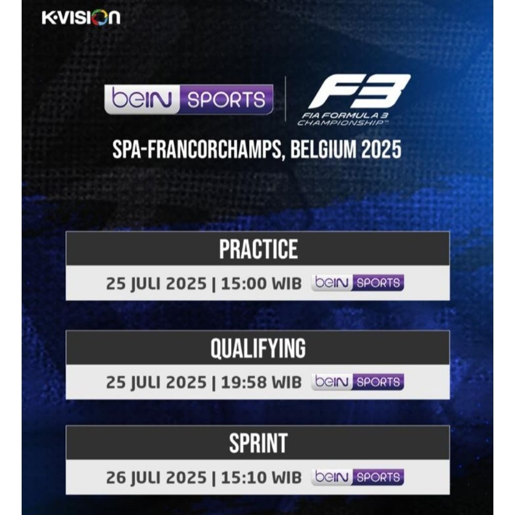 Paket BEIN 1-3 Bln Kvision